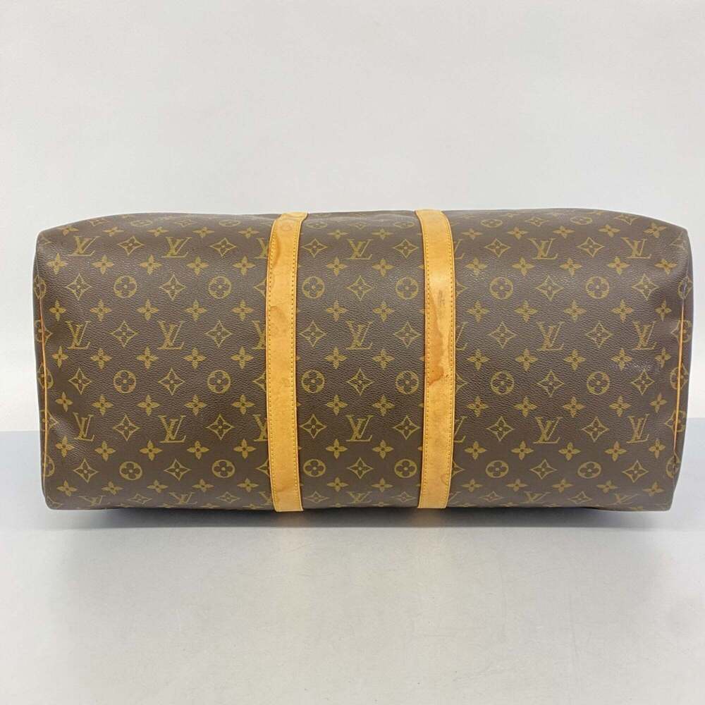 LOUIS VUITTON Brown Monogram Keepall 55 Boston Bag - Picture 3 of 13